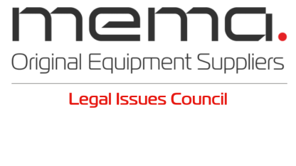 MEMA OE Legal Issues Council