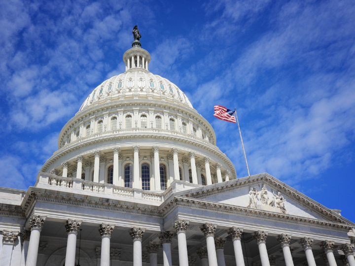 Capitol Building with Blue Sky