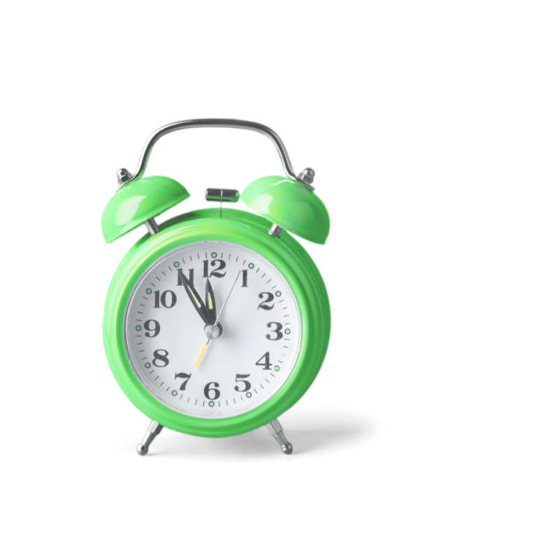 Green SH Clock