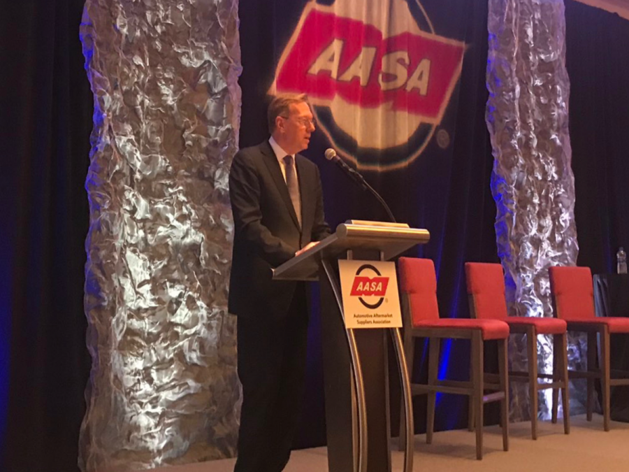 AASA President and COO Bill Long speaks at 2019 AASA Global Summit