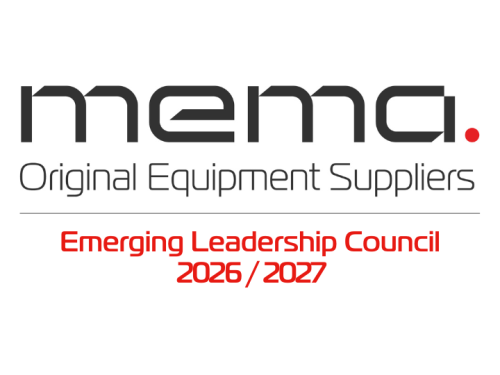MEMA Original Equipment Suppliers Emerging Leadership Council Logo, 2026-2027 Cohort